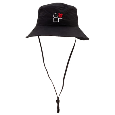 GOLF BLOCK LOGO BUCKET HAT