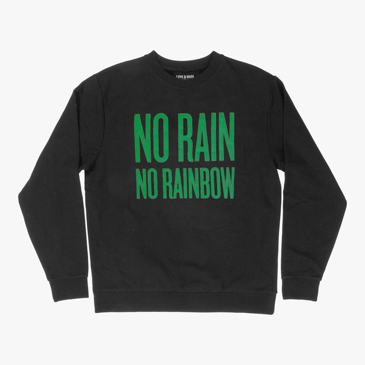 NO RAIN NO RAINBOW CREWNECK - OREGON EDITION – LOVE & HATE GOLF