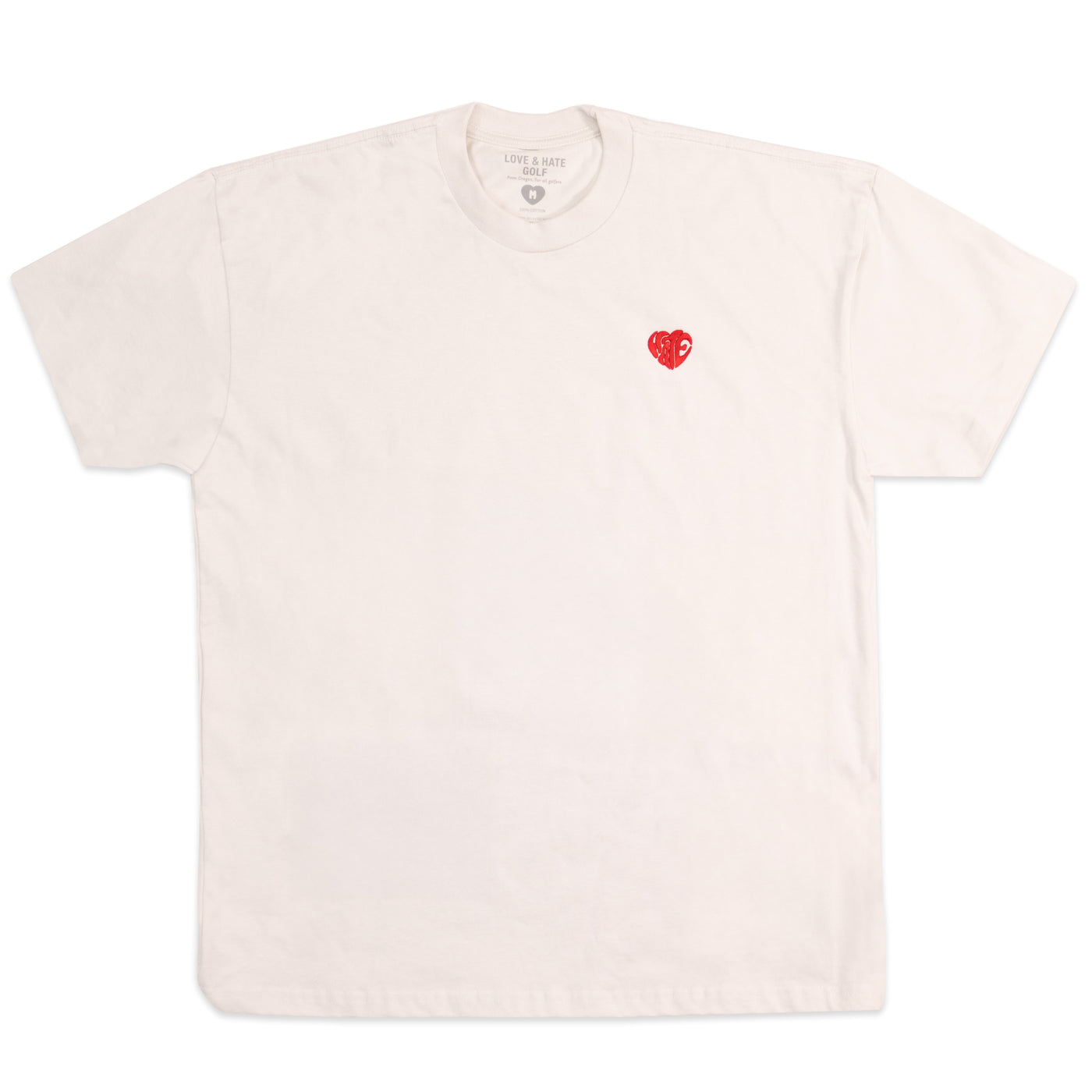 LOVE&HATE HEART LOGO TEE