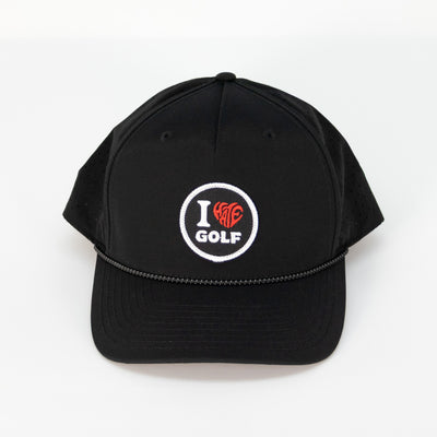 LOVE&HATE GOLF LOGO ROPE CAP