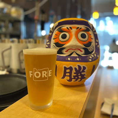 F"OR"E PINT GLASS