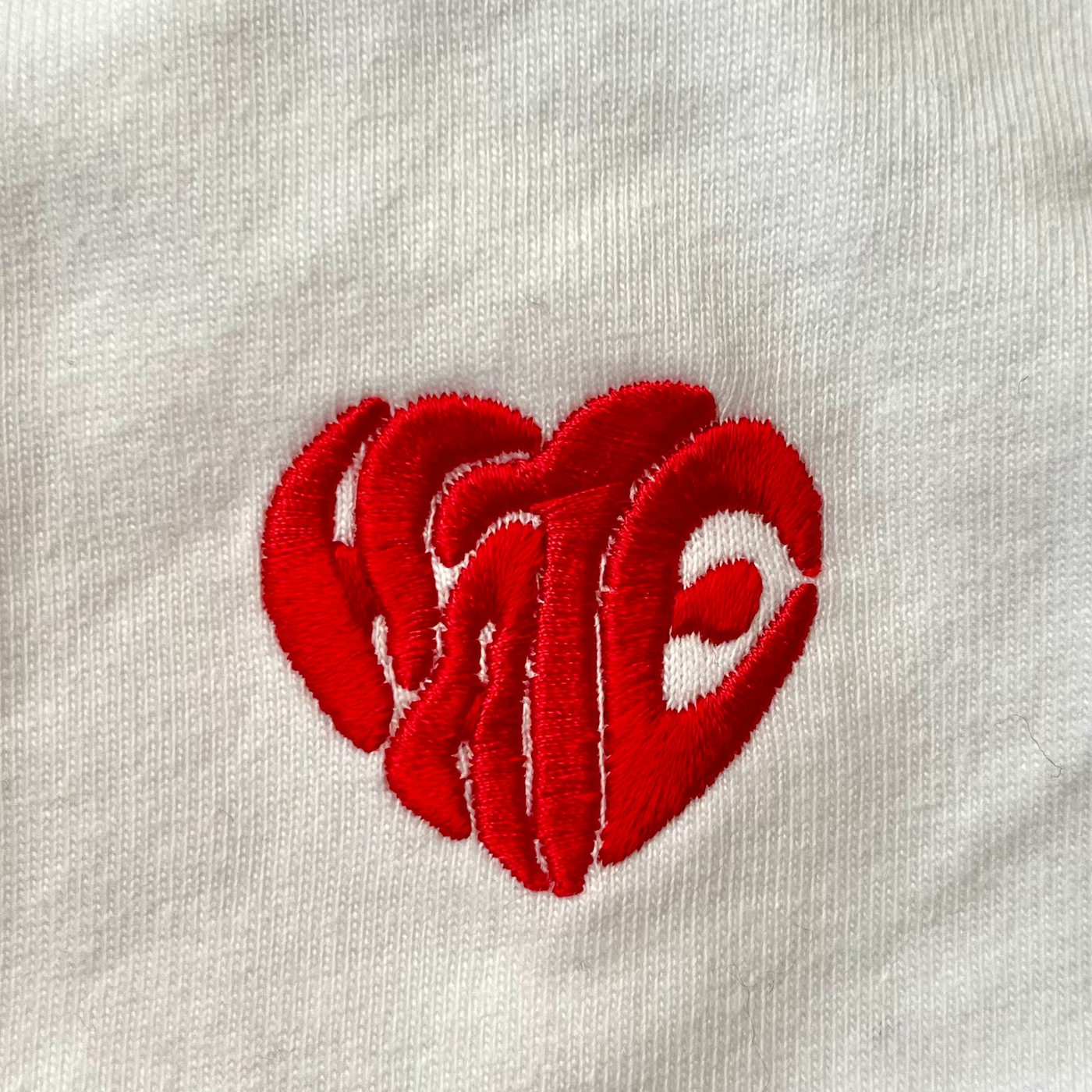 LOVE&HATE HEART LOGO TEE