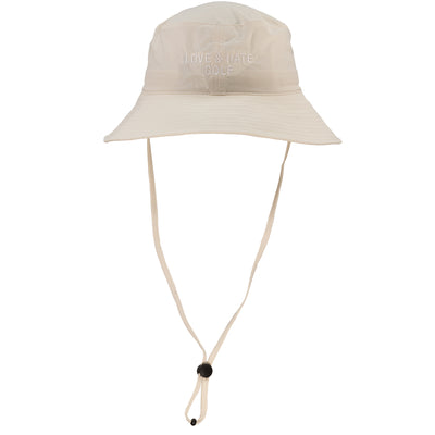 LOVE&HATE GOLF HEART LOGO BUCKET HAT