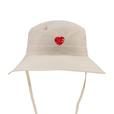 LOVE&HATE GOLF HEART LOGO BUCKET HAT